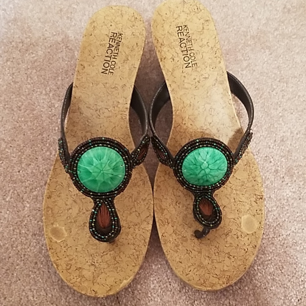 Kenneth Cole beaded sandals